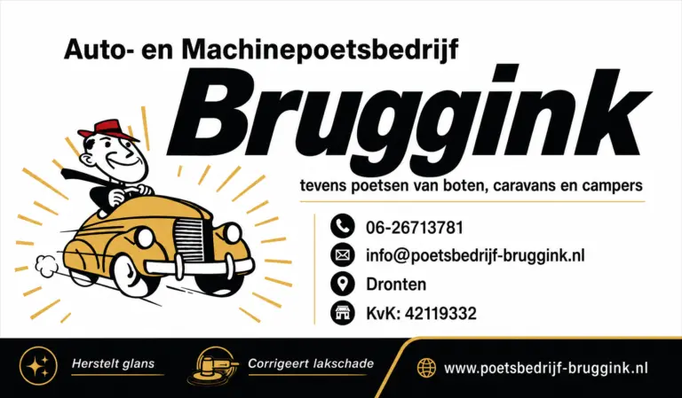 Auto en machine poetsbedrijf Bruggink
